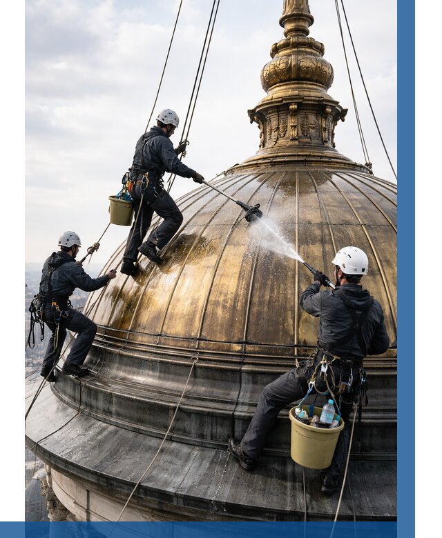 Мойка куполов и шпилей в Белорецке от 8110 р. - заказать | ВЫСОТНИК-Блр