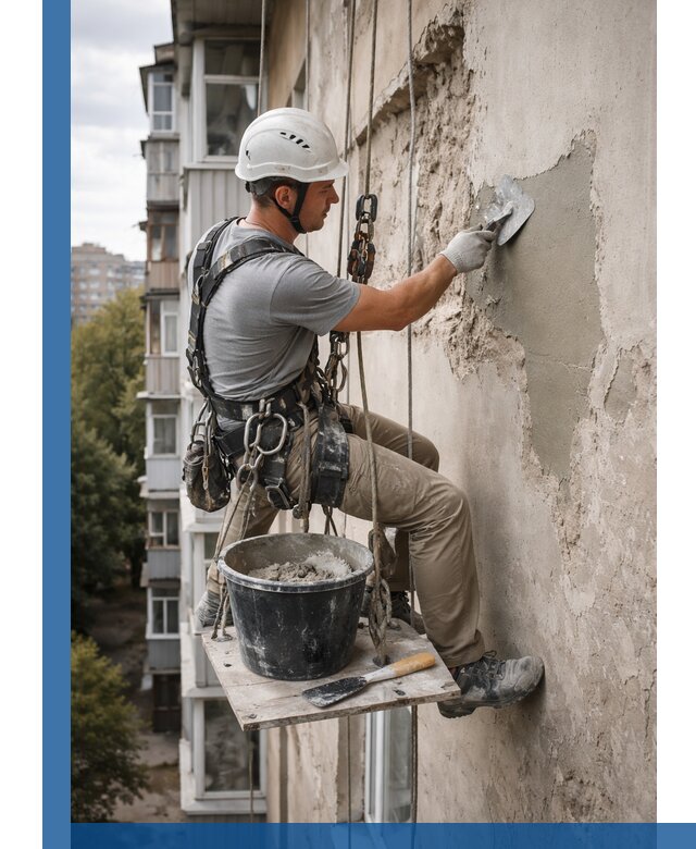 Восстановление фасадной штукатурки в Белорецке с гарантией качества