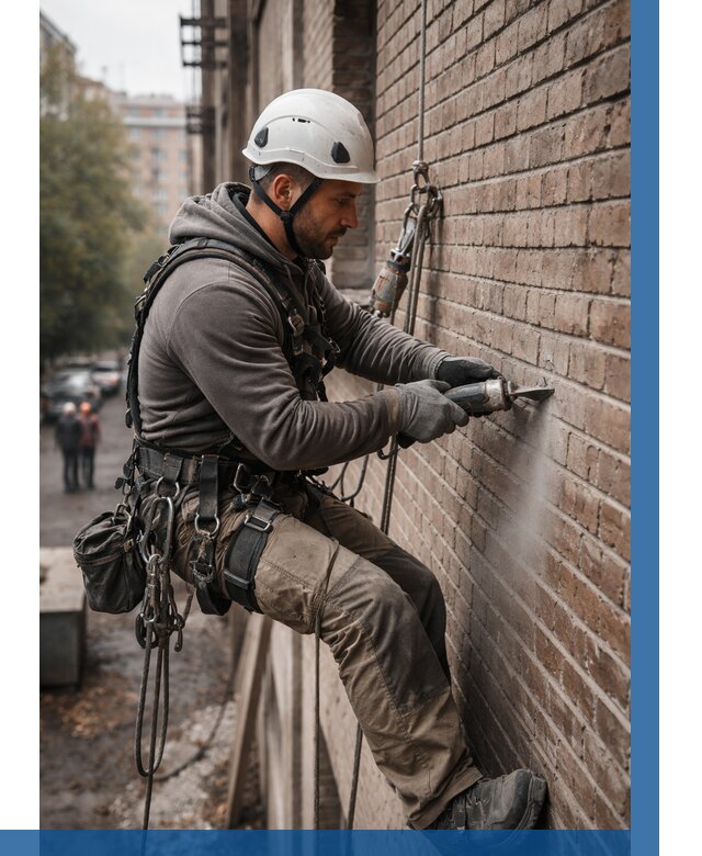 Расшивка кирпичных швов в Белорецке от 608 р. | ВЫСОТНИК-Блр