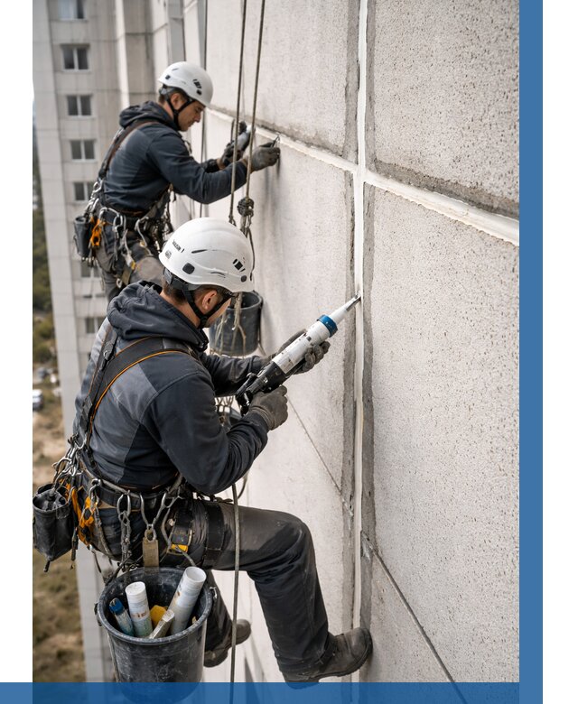 Герметизация межпанельных швов в Белорецке от 710 р. | ВЫСОТНИК-Блр