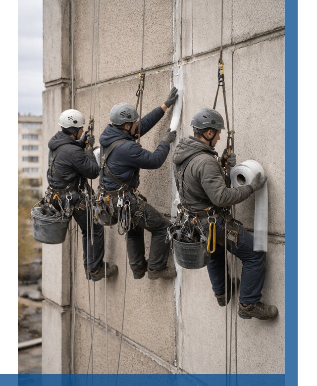 Ремонт межпанельных швов в Белорецке от 760 р. | ВЫСОТНИК-Блр