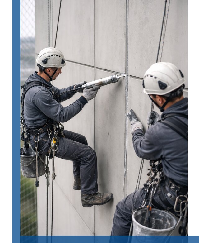 Первичная герметизация швов фасадов и кровель в Белорецке