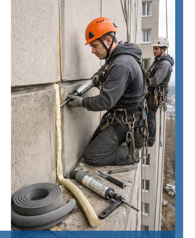 Теплый шов межпанельные швы в Белорецке от 710 р. | ВЫСОТНИК-Блр