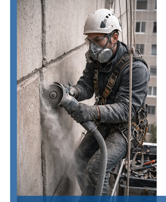 Штробление межпанельных швов в Белорецке качественно и быстро