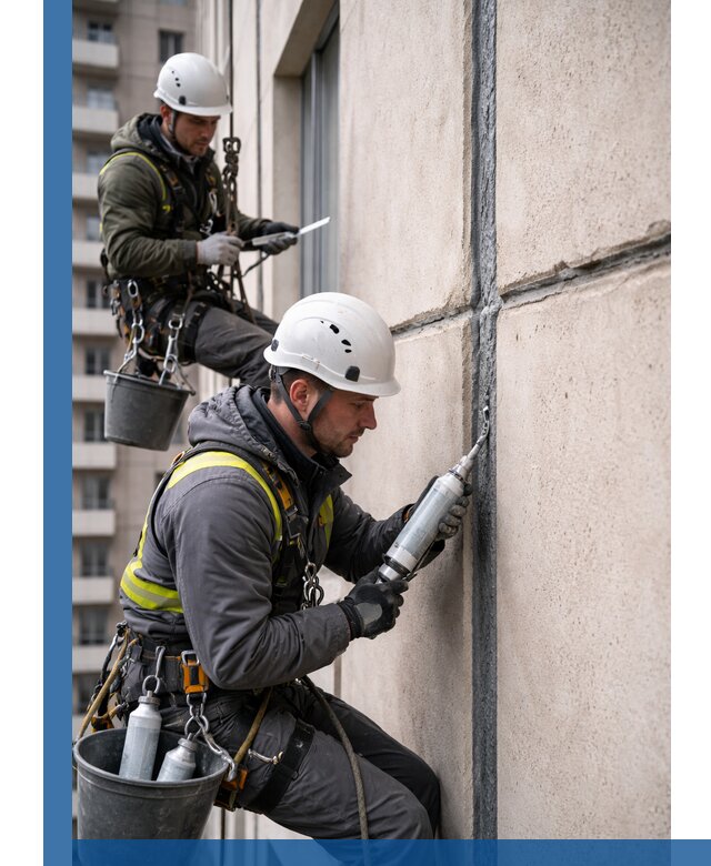 Герметизация деформационных швов фасада в Белорецке качественно