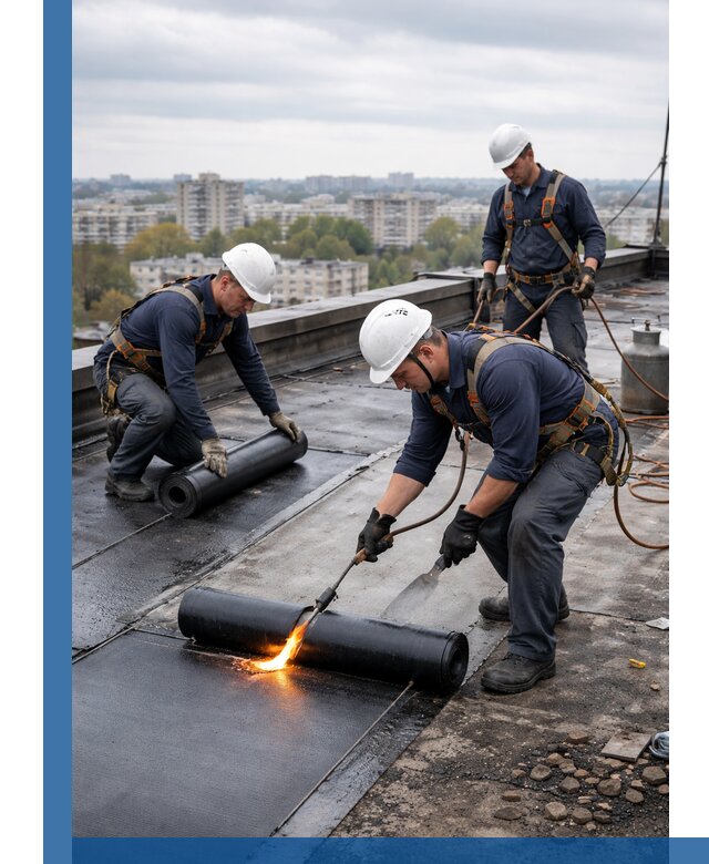 Ремонт наплавляемой кровли в Белорецке качественно и надежно