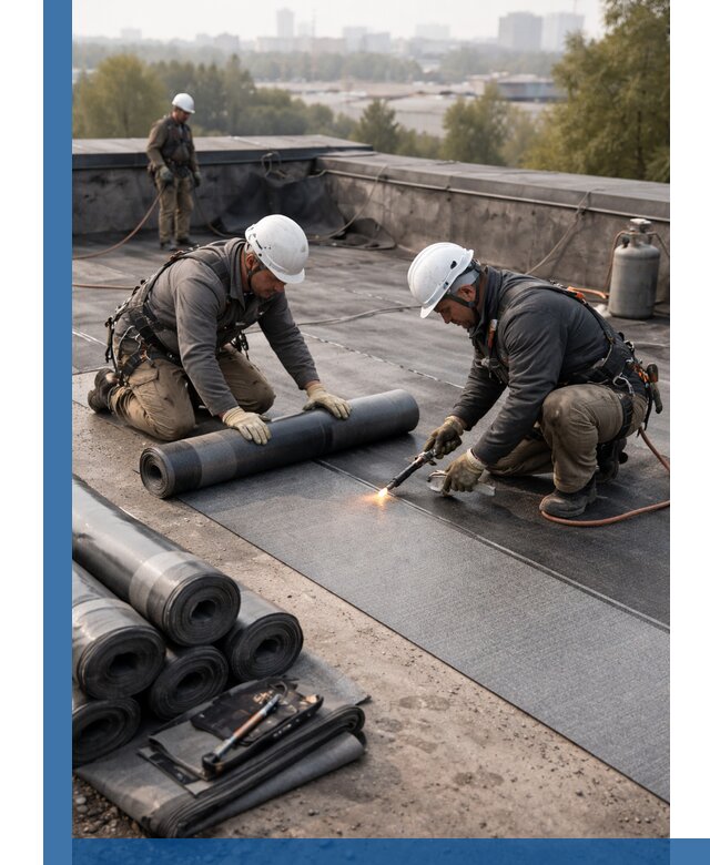 Монтаж мягкой кровли в Белорецке профессионально и надежно