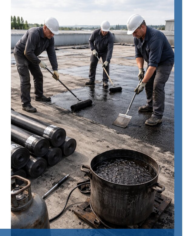 Гидроизоляция кровли мастикой в Белорецке от 608 р. | ВЫСОТНИК-Блр