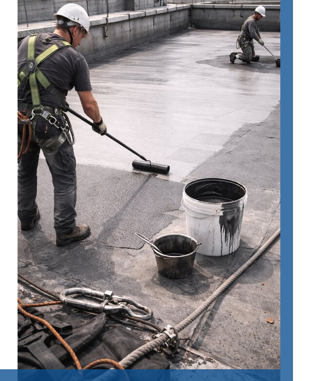 Гидроизоляция кровли жидкой резиной в Белорецке от 507 р. | ВЫСОТНИК-Блр