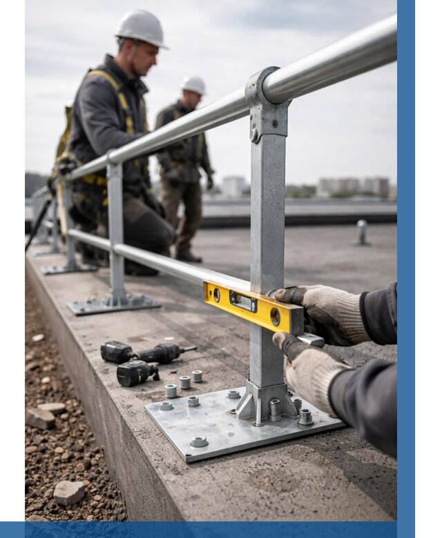 Монтаж кровельного ограждения в Белорецке от 1216 р. | ВЫСОТНИК-Блр