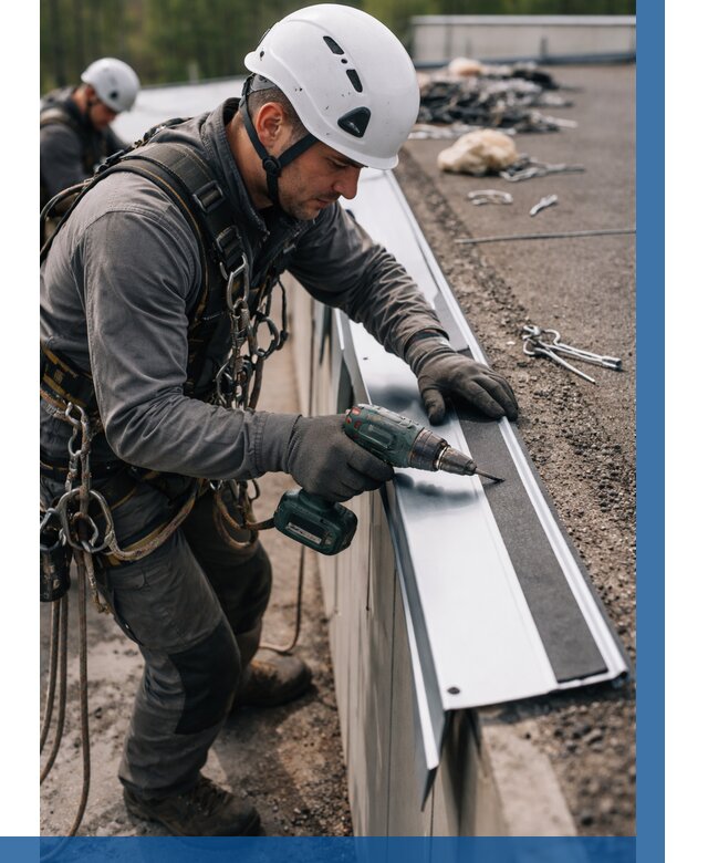 Монтаж капельника на кровле в Белорецке от 304 р. | ВЫСОТНИК-Блр