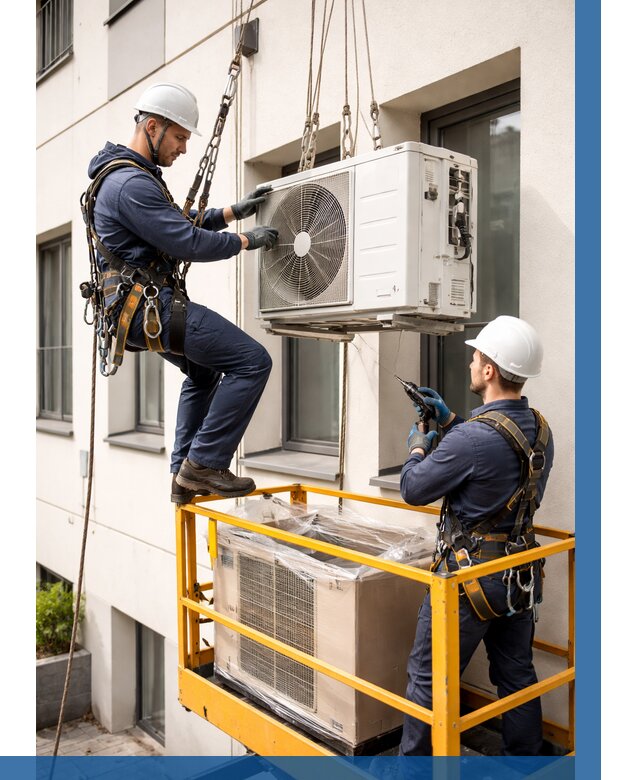 Демонтаж внешнего блока кондиционера в Белорецке от 3548 р. | ВЫСОТНИК-Блр