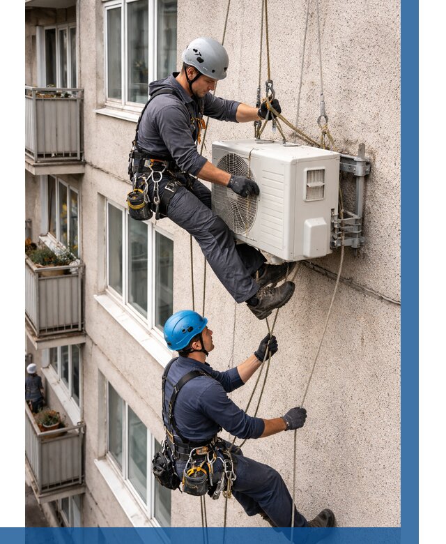 Перенос внешнего блока кондиционера в Белорецке от 9123 р.| ВЫСОТНИК-Блр