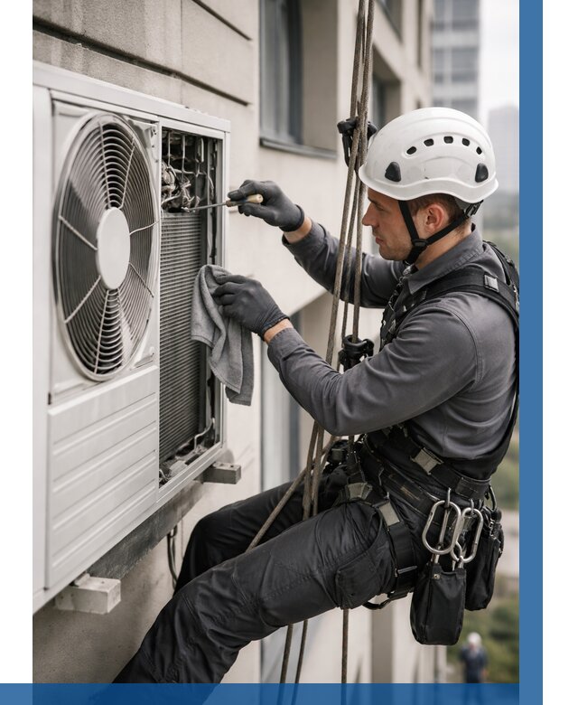 Обслуживание внешнего блока кондиционера в Белорецке от 2737 р.ВЫСОТНИК-Блр