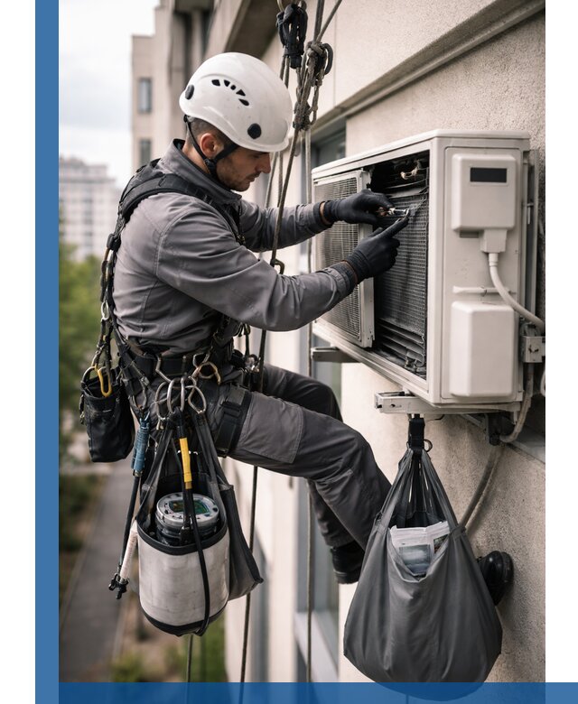 Обслуживание внешнего блока кондиционера в Белорецке профессионально