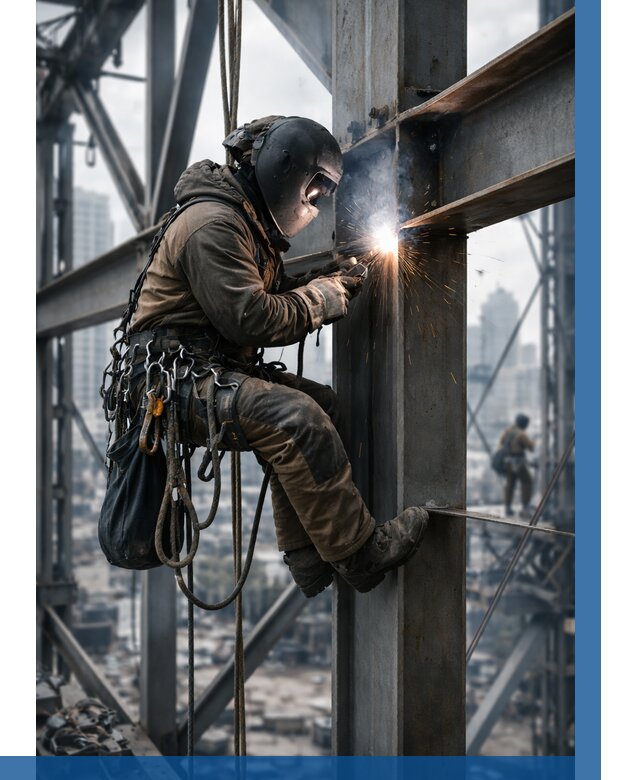 Высотные сварочные работы в Белорецке от 3548 р. | ВЫСОТНИК-Блр