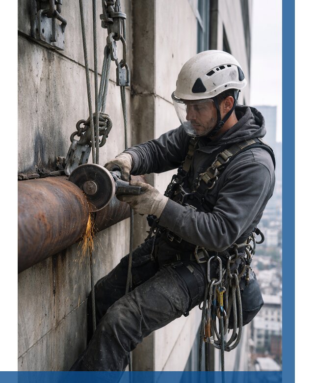 Резка металла на высоте в Белорецке по цене от 4562 р. | ВЫСОТНИК-Блр