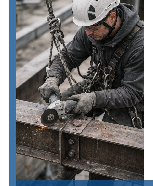 Резка металла на высоте в Белорецке для зданий и конструкций