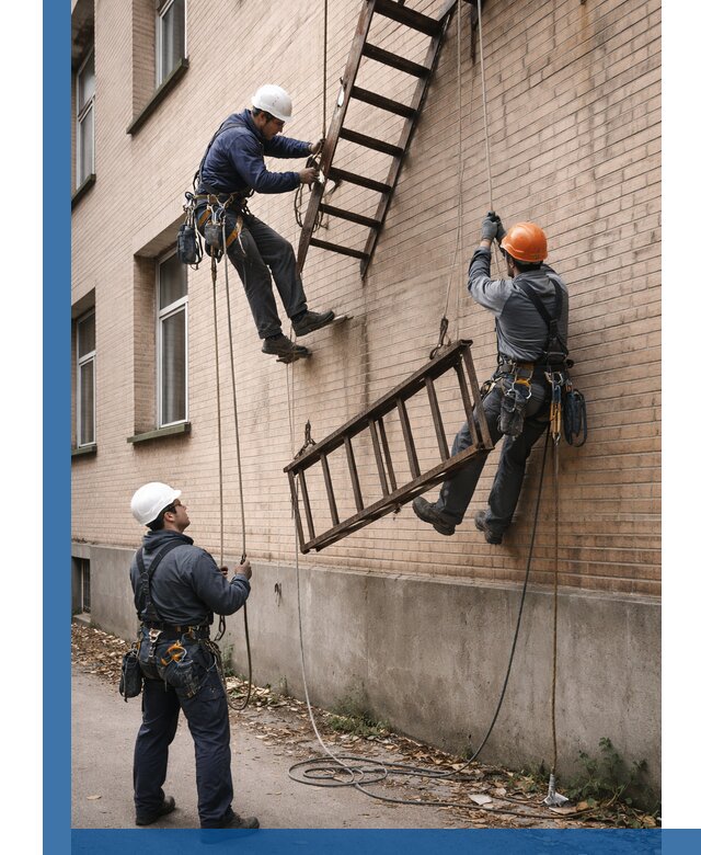 Демонтаж пожарной лестницы в Белорецке быстро и безопасно