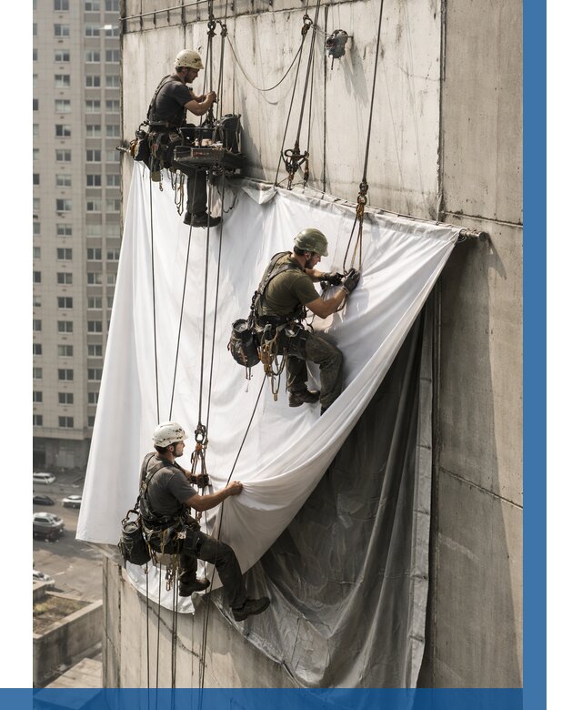 Замена баннерного полотна в Белорецке от 6589 р. | ВЫСОТНИК-Блр—заказать