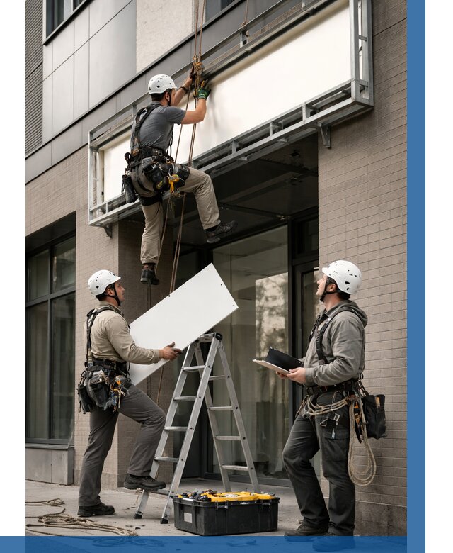 Монтаж светового короба в Белорецке от 6589 р. | ВЫСОТНИК-Блр