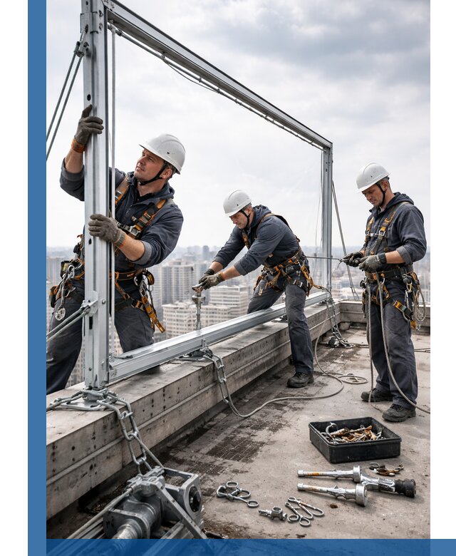 Монтаж крышных рекламных конструкций под ключ в Белорецке