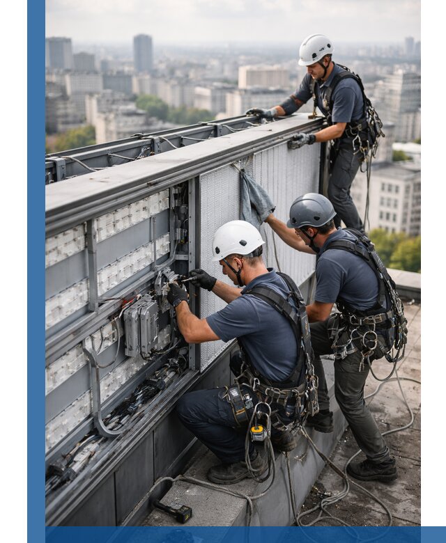 Профессиональное обслуживание крышной рекламы в Белорецке под ключ