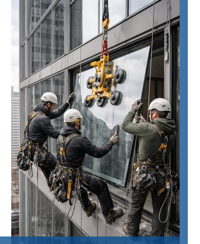 Фасадное остекление зданий под ключ в Белорецке от 10137 р. | ВЫСОТНИК-Блр