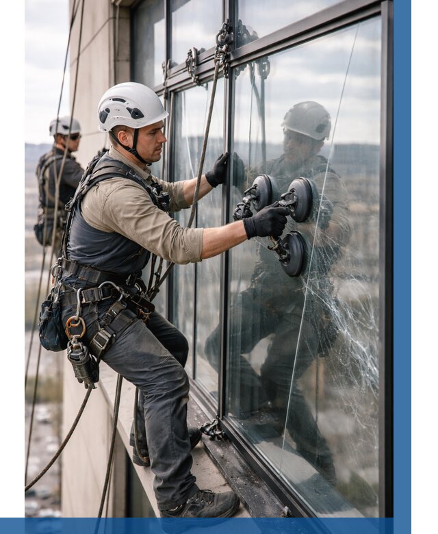 Замена стекла в витраже в Белорецке под ключ от 8616 р. | ВЫСОТНИК-Блр