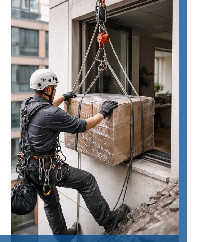 Подъем груза через окно в Белорецке от 4562 р. | ВЫСОТНИК-Блр