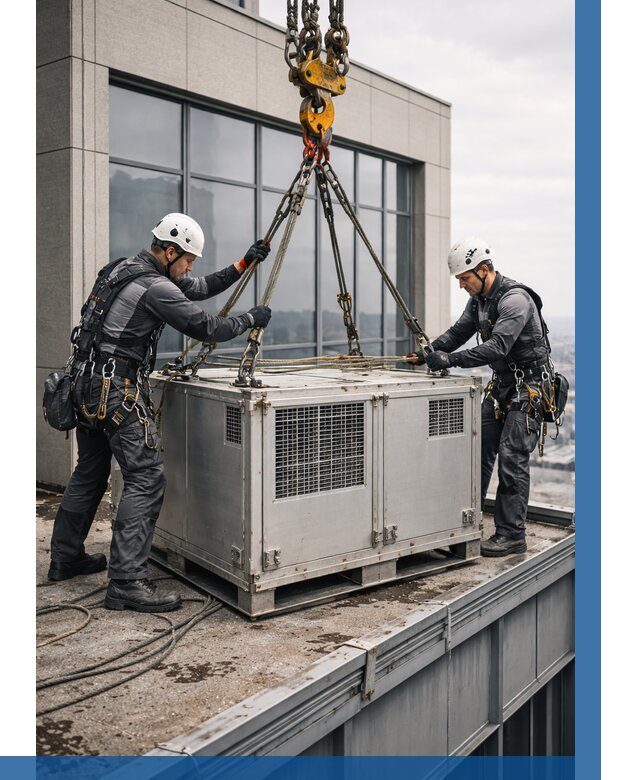 Такелажные работы на высоте в Белорецке от 8110 р. | ВЫСОТНИК-Блр