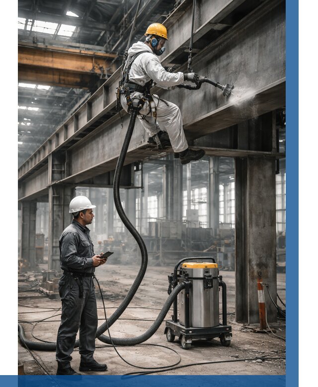 Обеспыливание конструкций в цехе в Белорецке от 4258 р. | ВЫСОТНИК-Блр