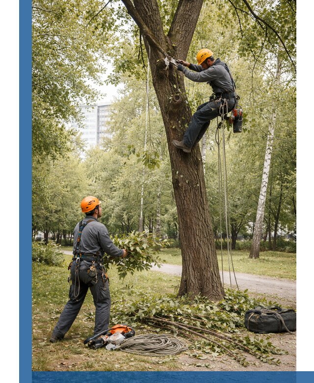 Санитарная обрезка деревьев в Белорецке, профессионально и безопасно