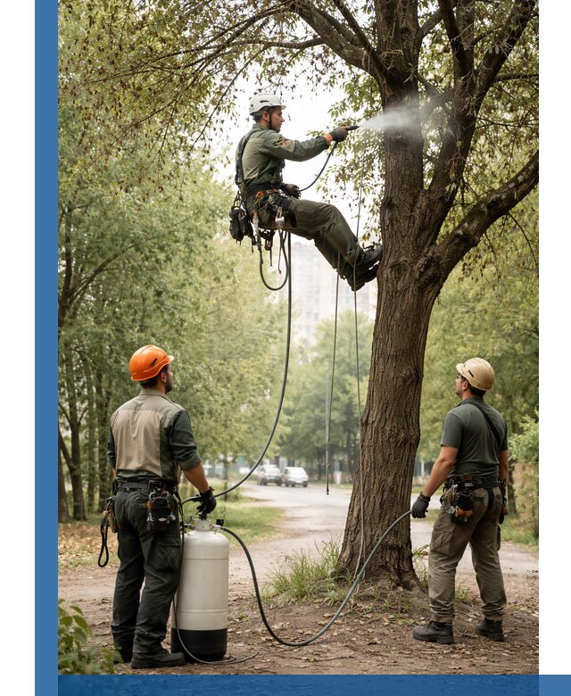 Обработка деревьев от вредителей в Белорецке профессиональная защита