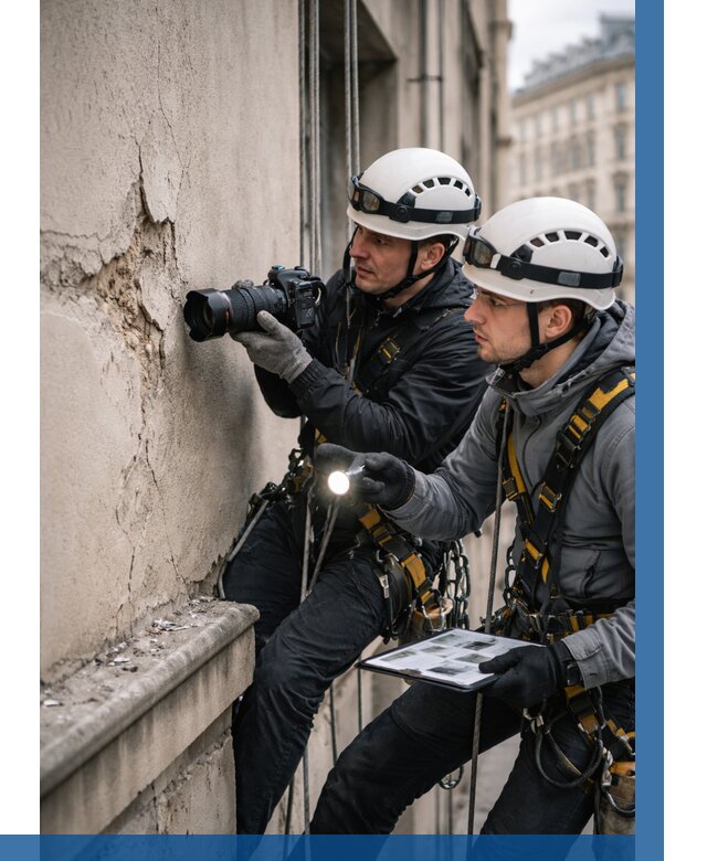 Фотофиксация дефектов фасада в Белорецке от 4562 р. | ВЫСОТНИК-Блр