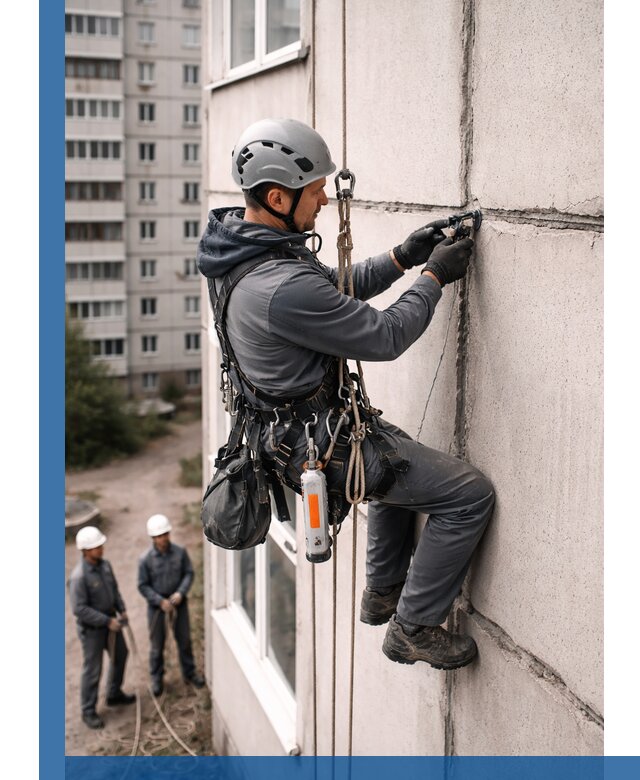 Обследование межпанельных швов и герметизация в Белорецке
