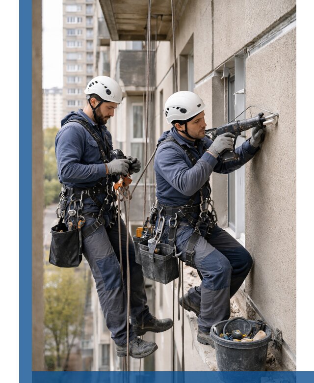 Промышленные альпинисты высотные работы и монтаж в Белорецке